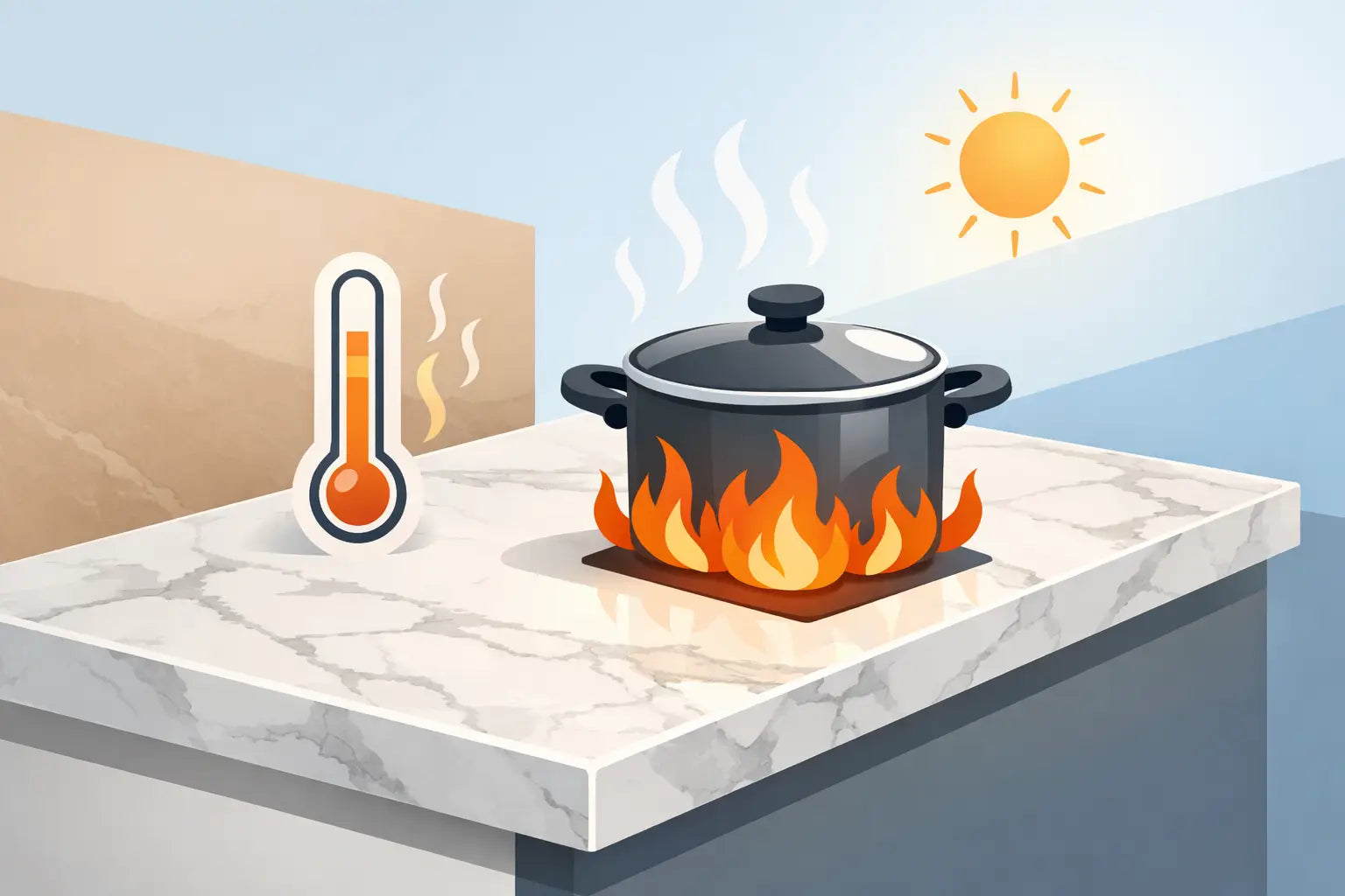 Are Quartz Slabs Heat Resistant?