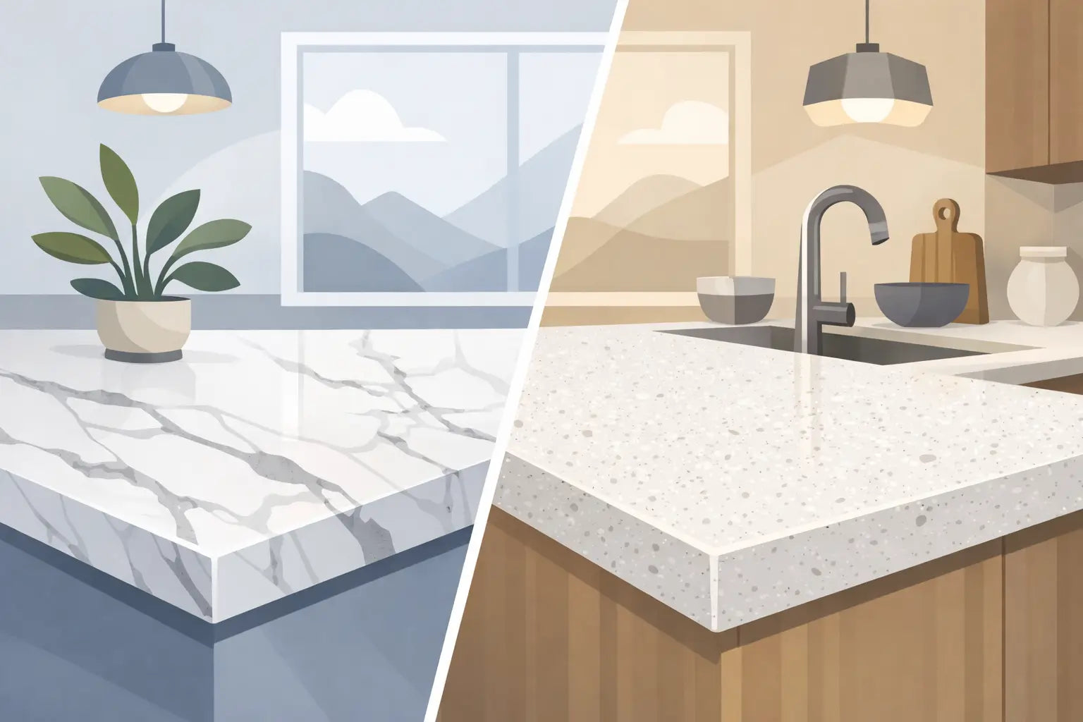 Marble vs Quartz Countertops: Which Fits Best?