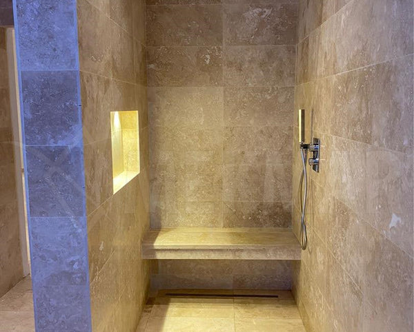 Mina Rustic Pattern Set Travertine