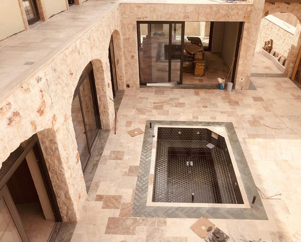 Scott Rustic Pattern Set Travertine