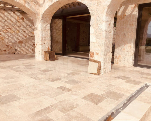 Scott Rustic Pattern Set Travertine