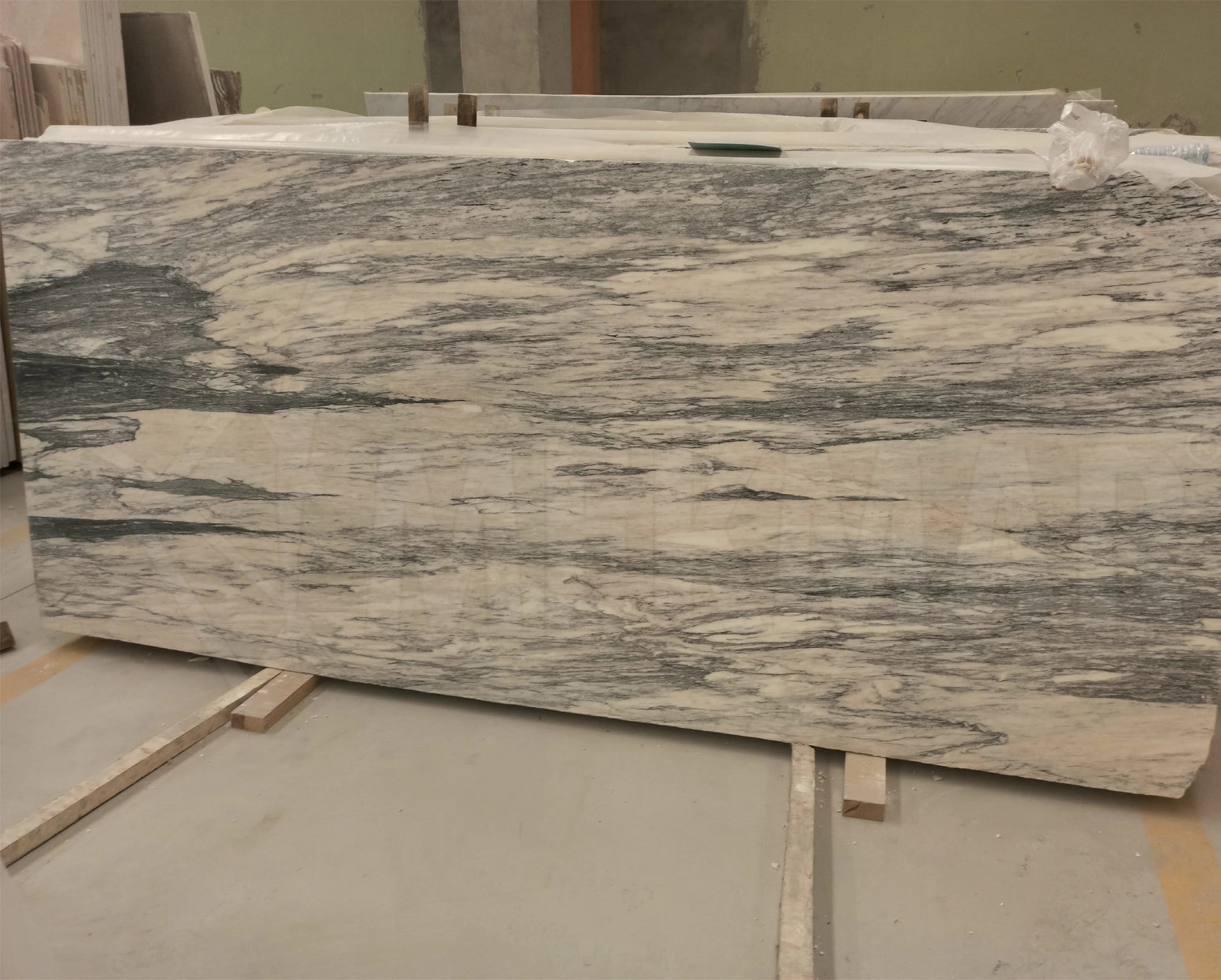 Oasis Grey Marble Slab - 4