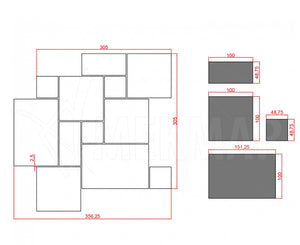 Marble Mosaic MP-C-OP - 2