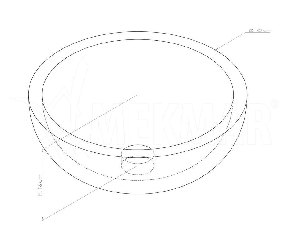 Vessel Sink Model 27 - 10