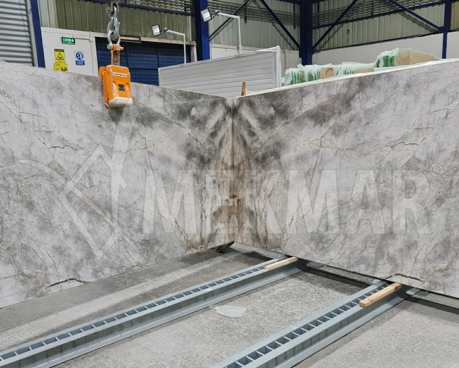 Astan Grey Marble Slab - 8