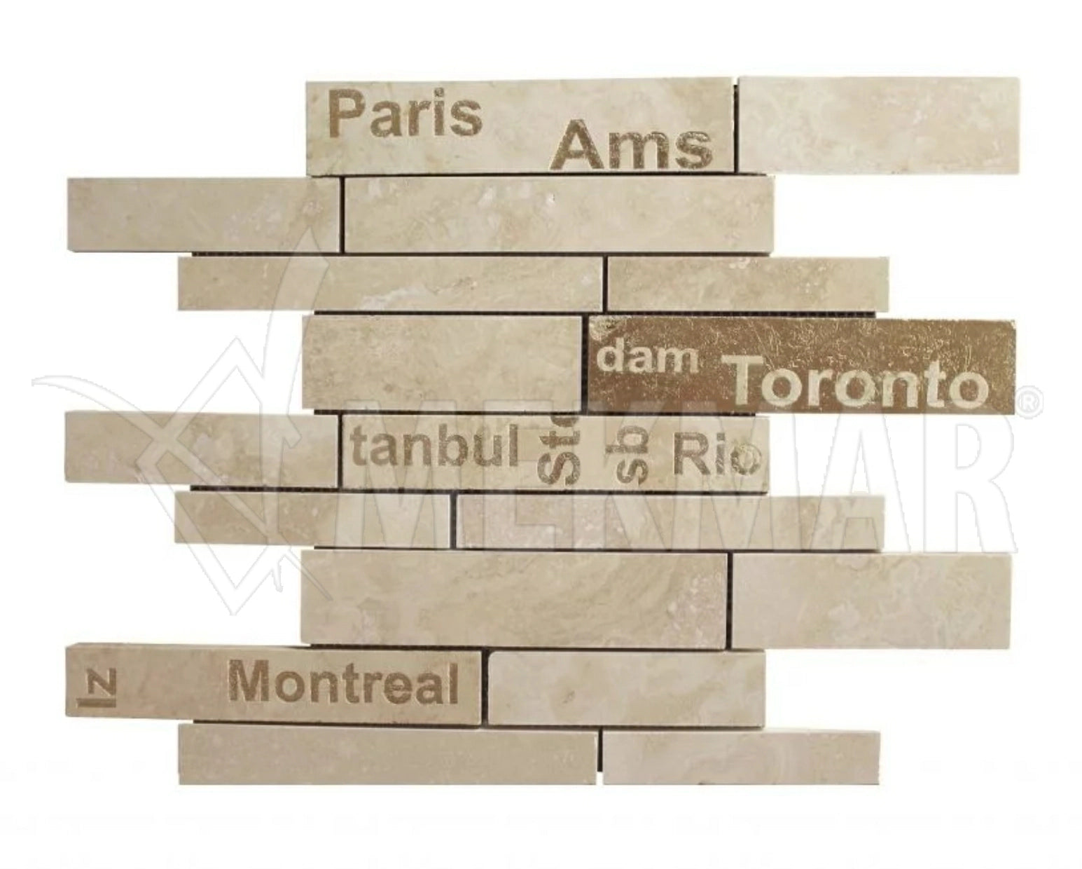 Travertine Mosaic TF-C-RV - 2
