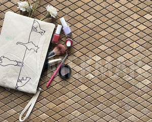 Mosaïque en travertin TT-N-D22 - 1