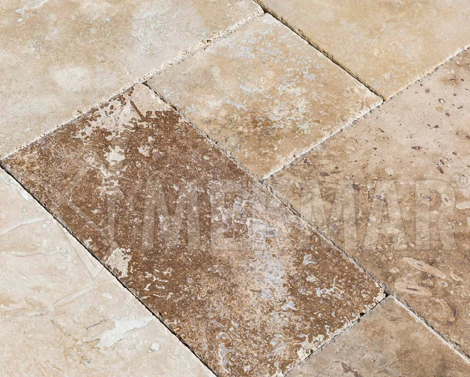 Tuscany Mix Pattern Set Travertine - 9