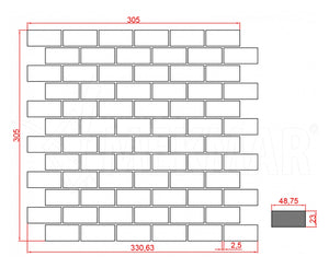 Marble Mosaic MP-W-24 - 2