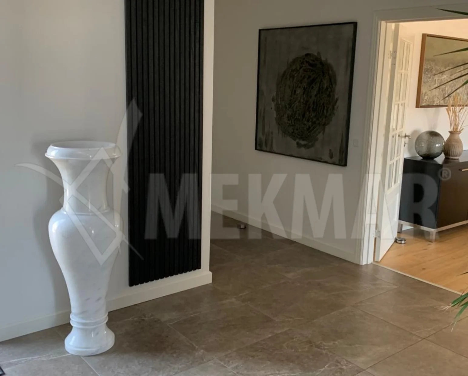 Bianco Ibiza Marble Vase - 10