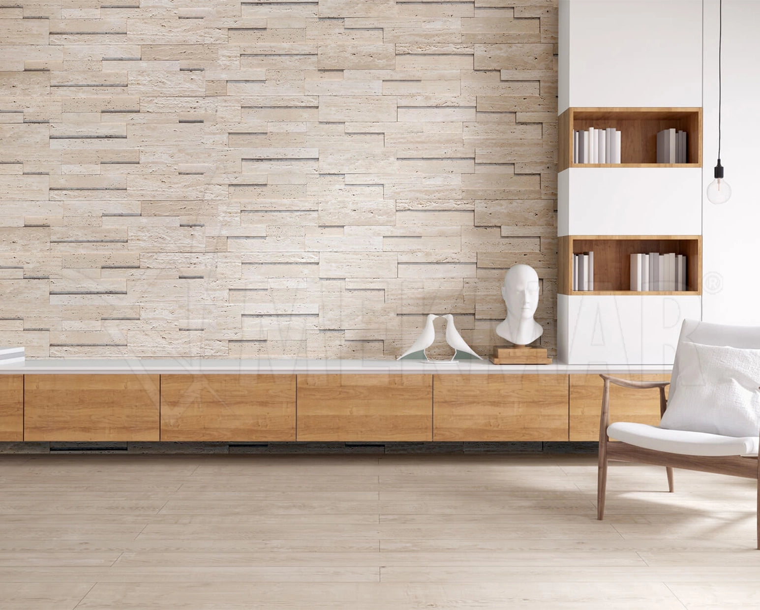 Travertine Mosaic TB-C-P26 - 2