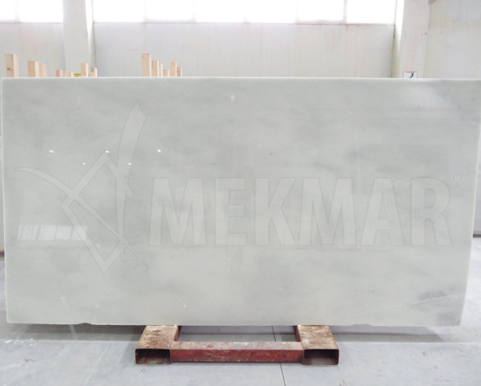 Pasha White Marble Slab - 10