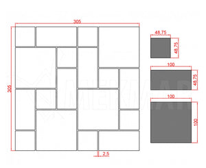 Marble Mosaic MP-G-RP - 4