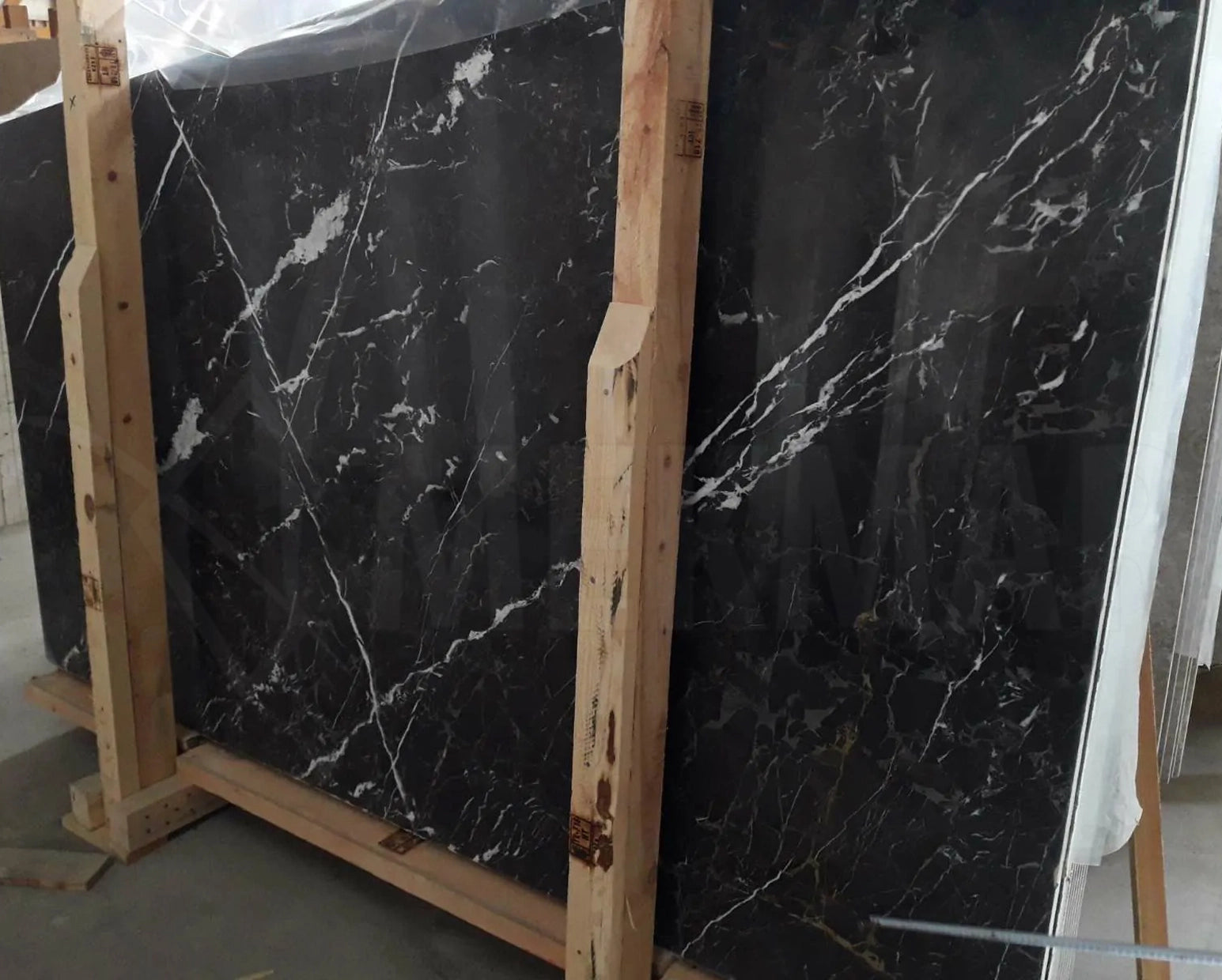 Dalle de marbre noir Toros - 2