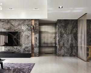 Marbre noir neige - 4