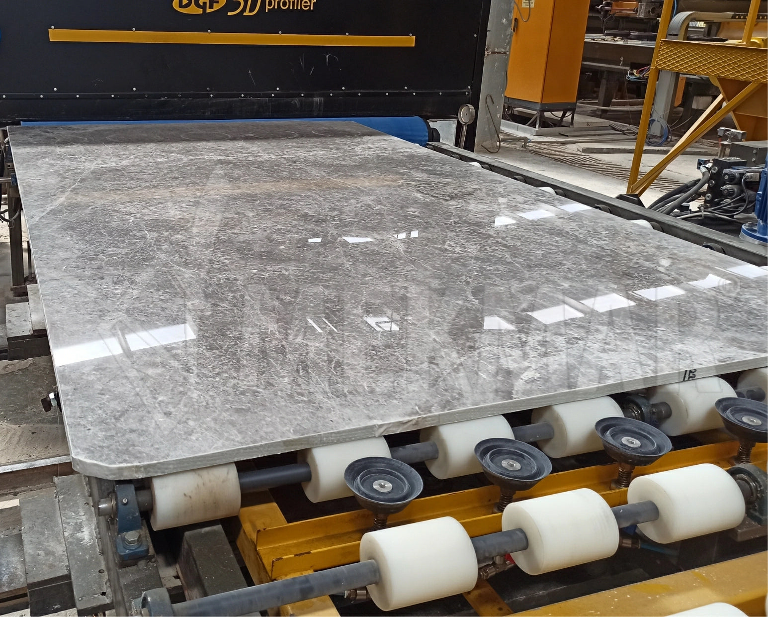 Ocean Grey Marble Slab - 4