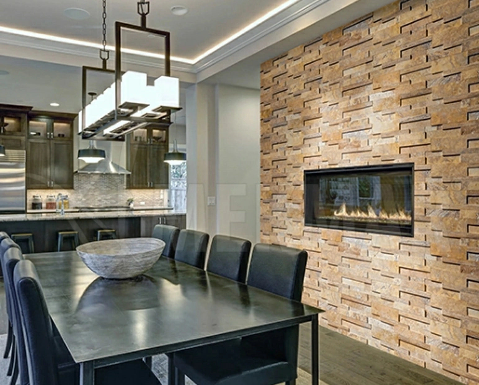 Mosaico de travertino TB-Y-P26 - 1