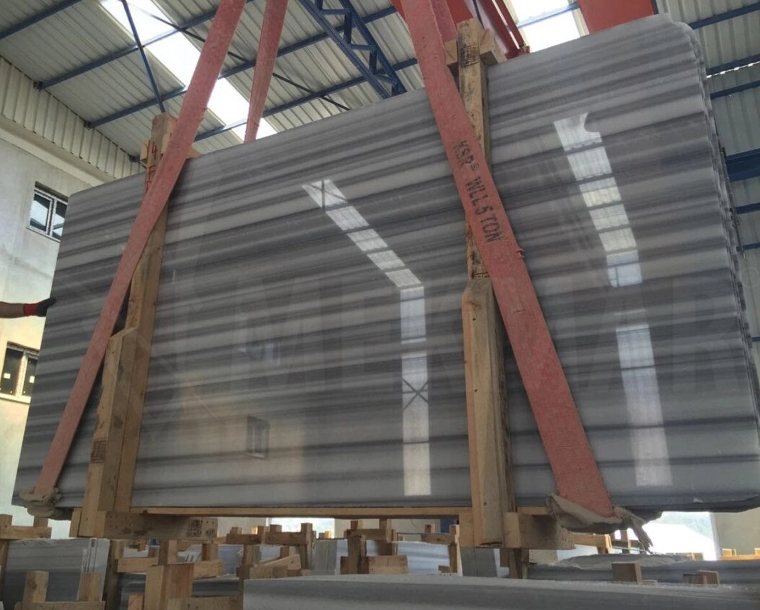 Equator White Marble Slab - 8