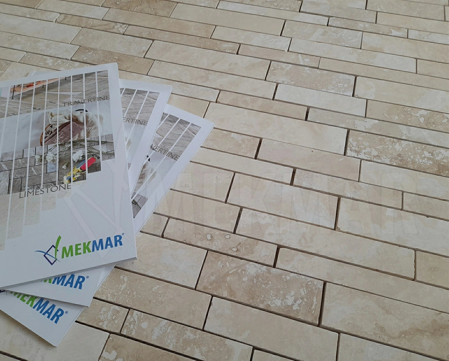 Mosaico de travertino TF-C-R - 1