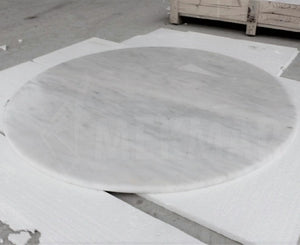 Bianco Ibiza Marble Round Table Top - 5