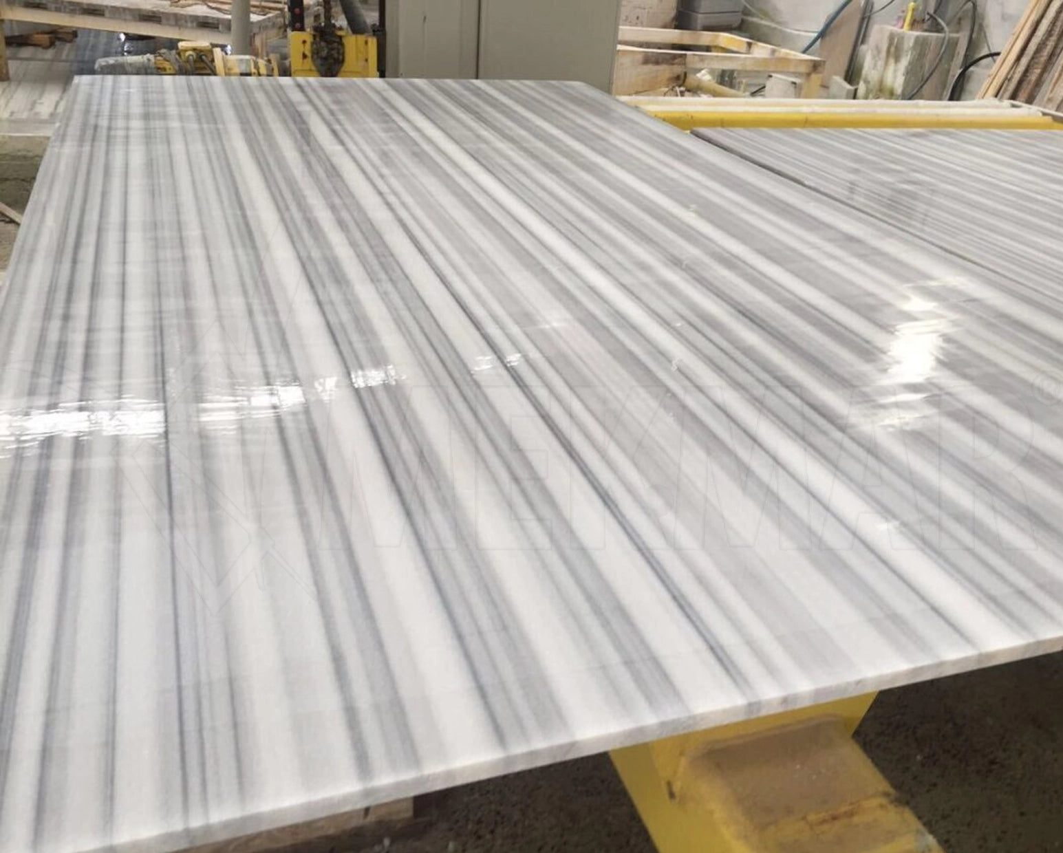 Equator White Marble Slab - 9