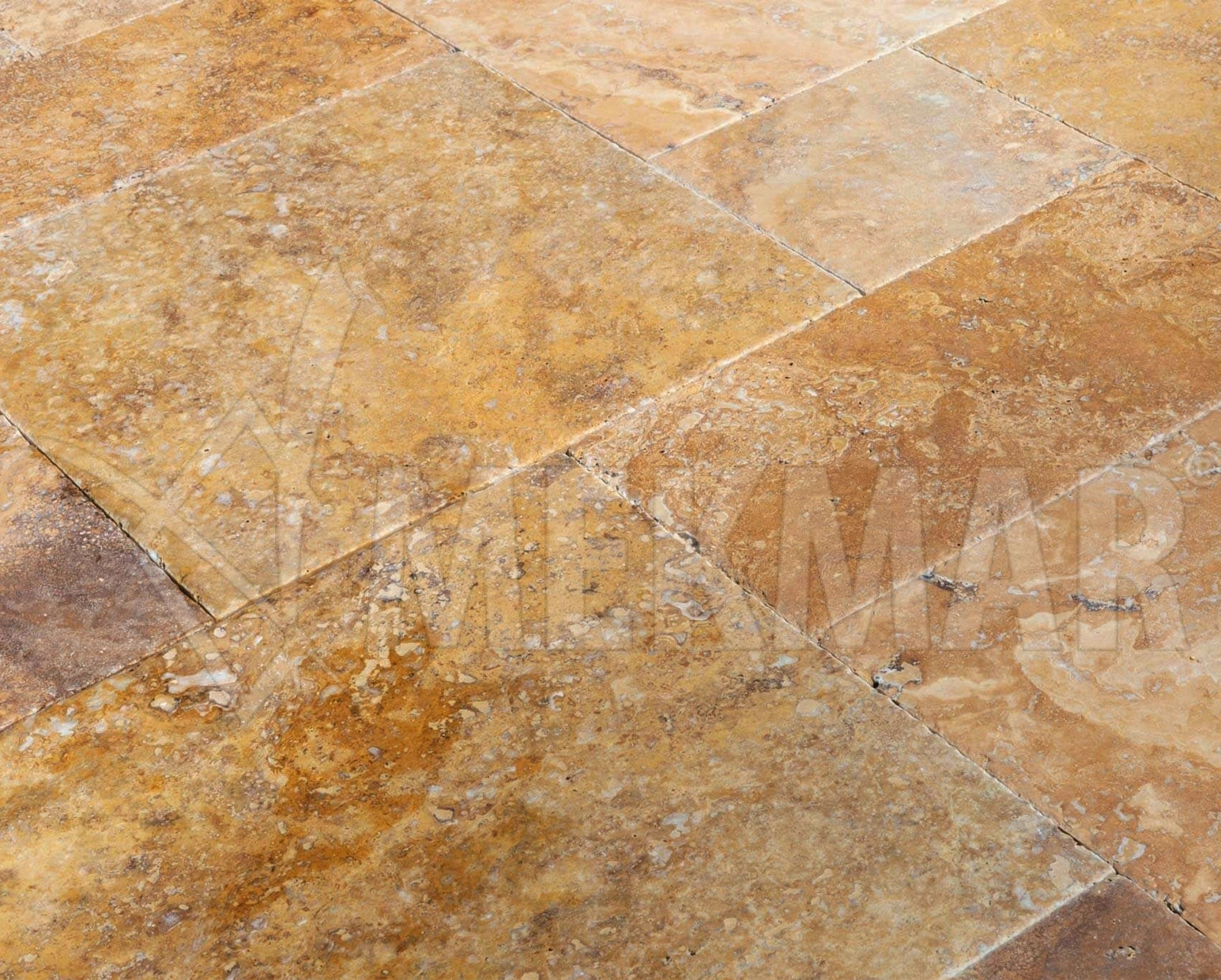 Gold Travertine Pattern Set - 9