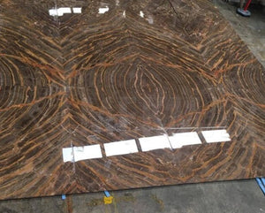 Imperial Brown Marble Slab - 9