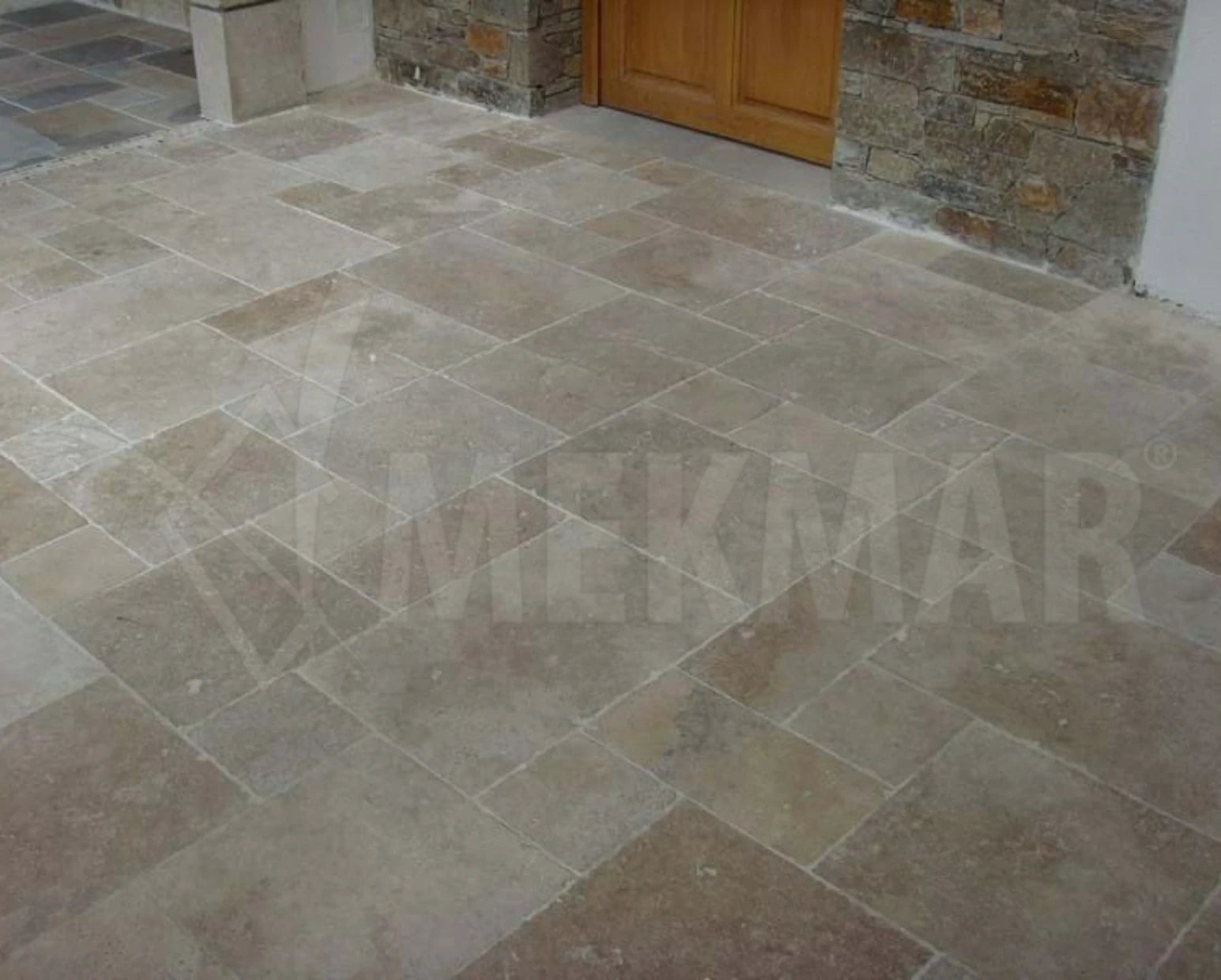 Walnut Travertine Paver - 2