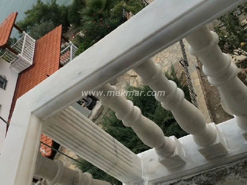 Bianco Ibiza Marble Balustrade - 4