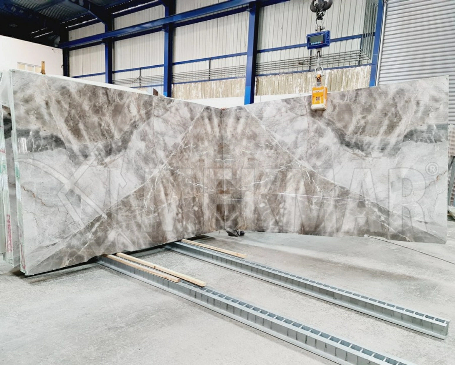 Astan Grey Marble Slab - 7