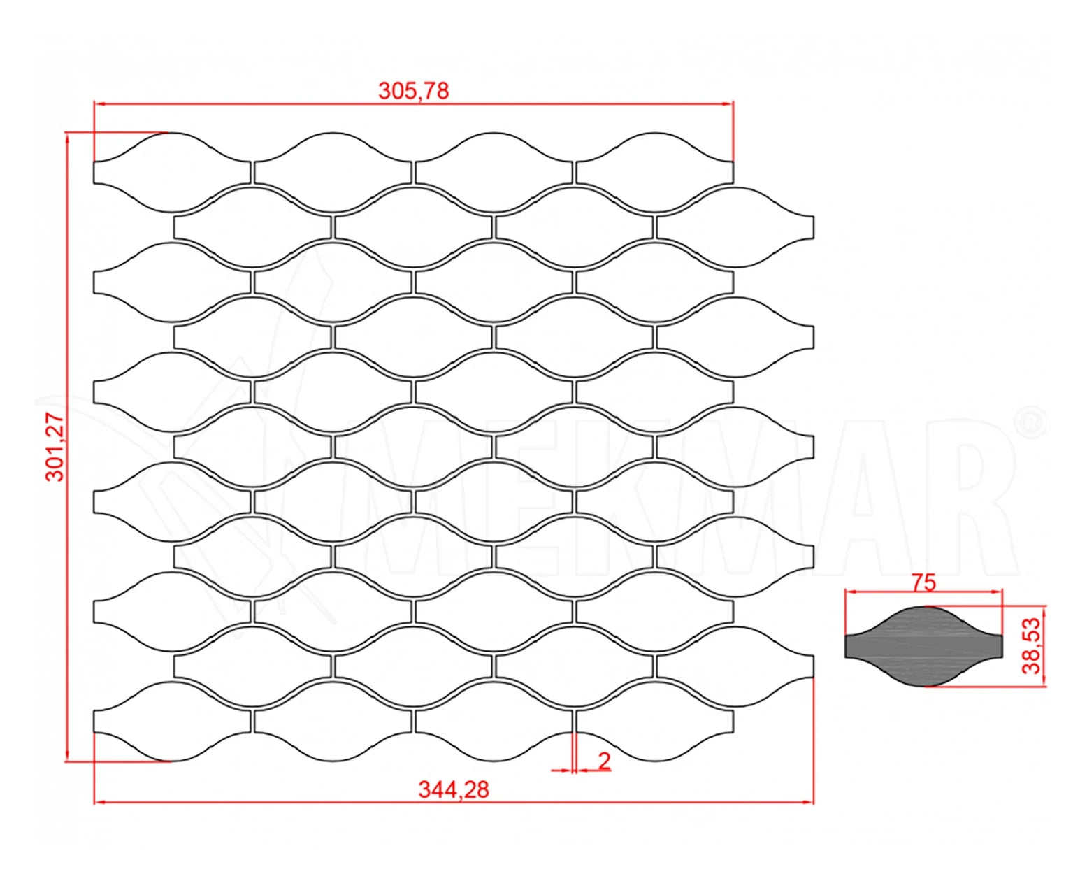 Marble Mosaic MP-W-LM - 2