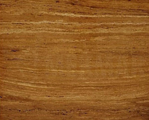 Dalle de travertin à veines jaunes - 1