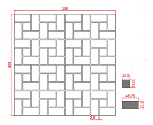 Marble Mosaic MP-CCY-T - 4