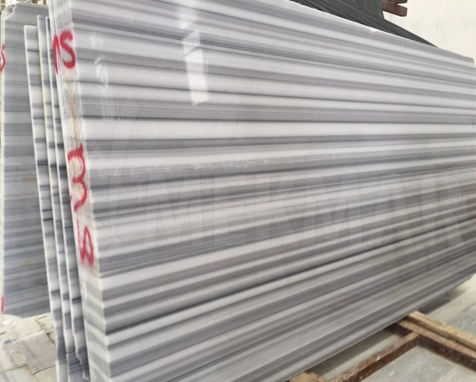 Equator White Marble Slab - 5