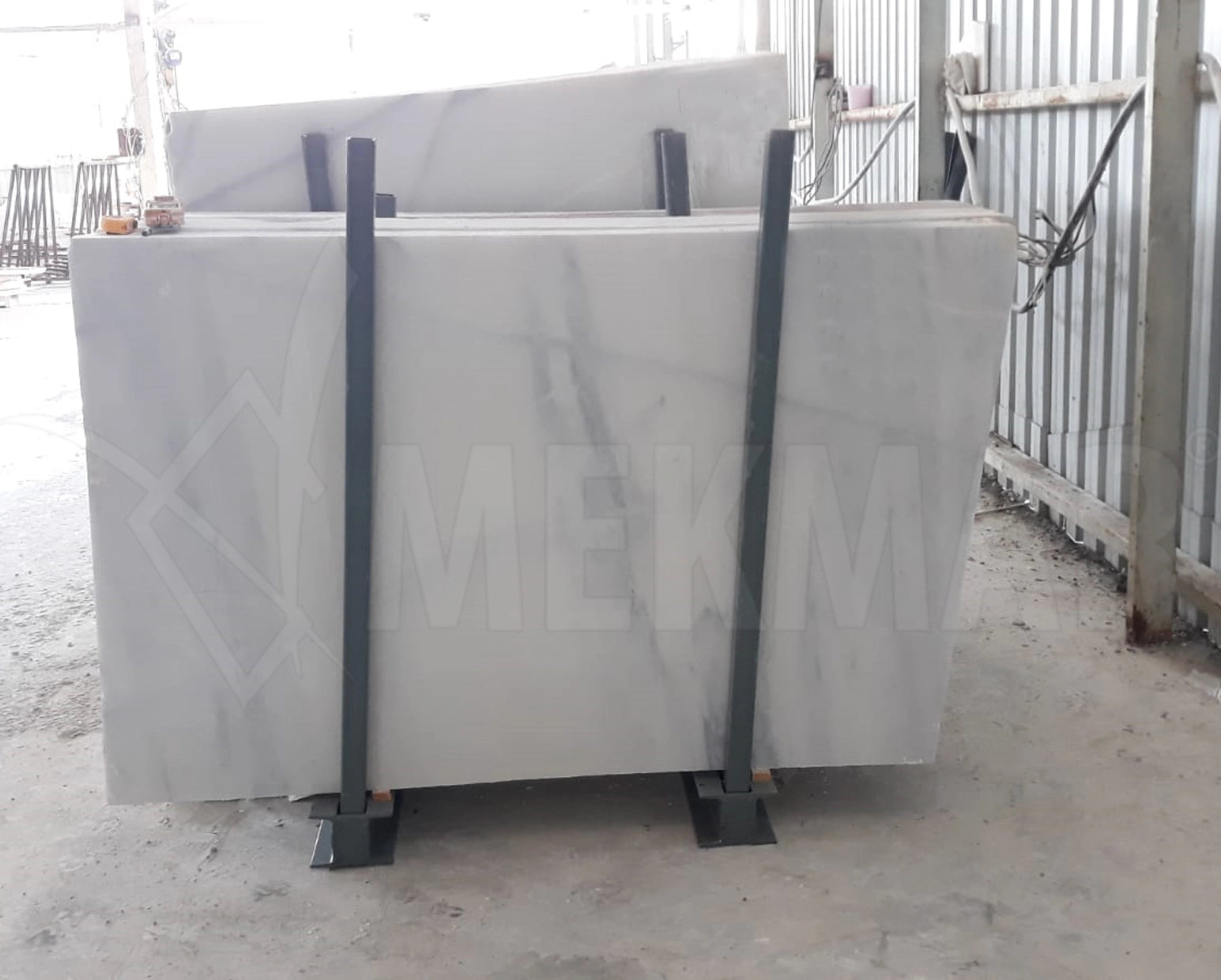 Mende White Marble Slab - 3