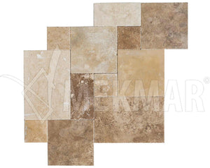 Tuscany Mix Pattern Set Travertine - 4