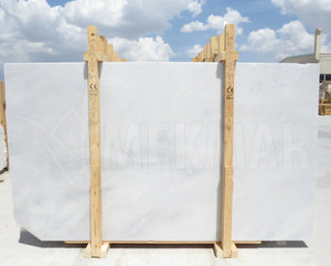 Pasha White Marble Slab - 2
