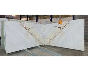 Bianco Venato Marble Slab - 5