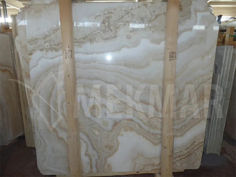 Onyx Cross Cut Slab - 7
