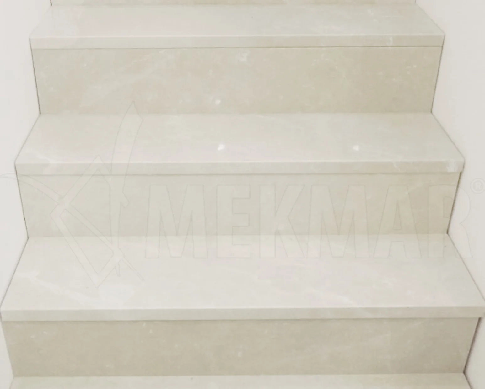 Vanilla Beige Marble Stairs - 1