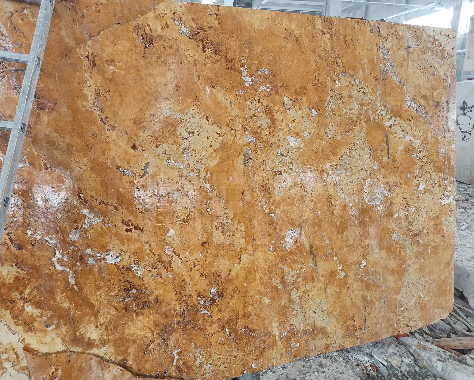 Gold Travertine Slab - 7