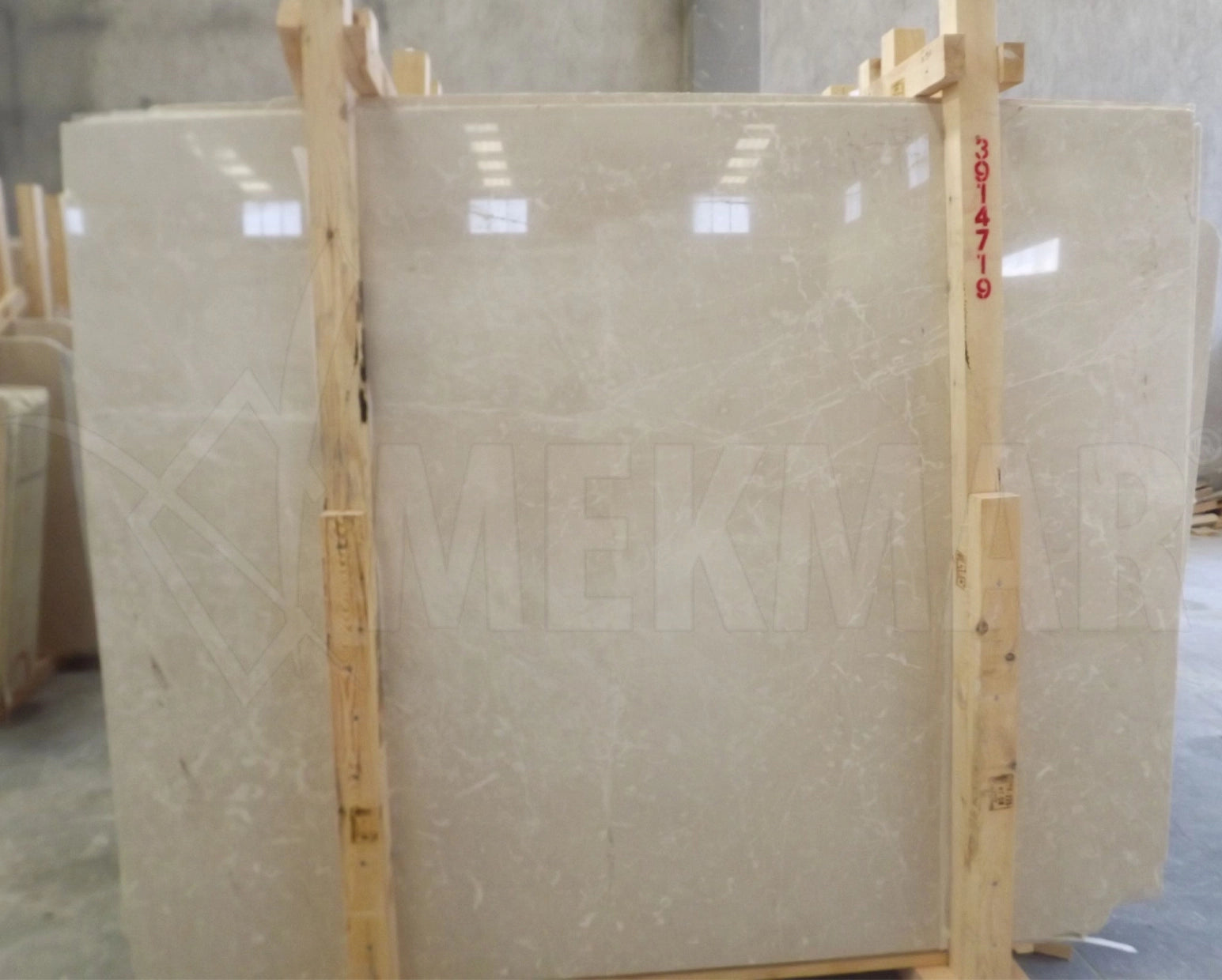 Burdur Beige Marble Slab - 2