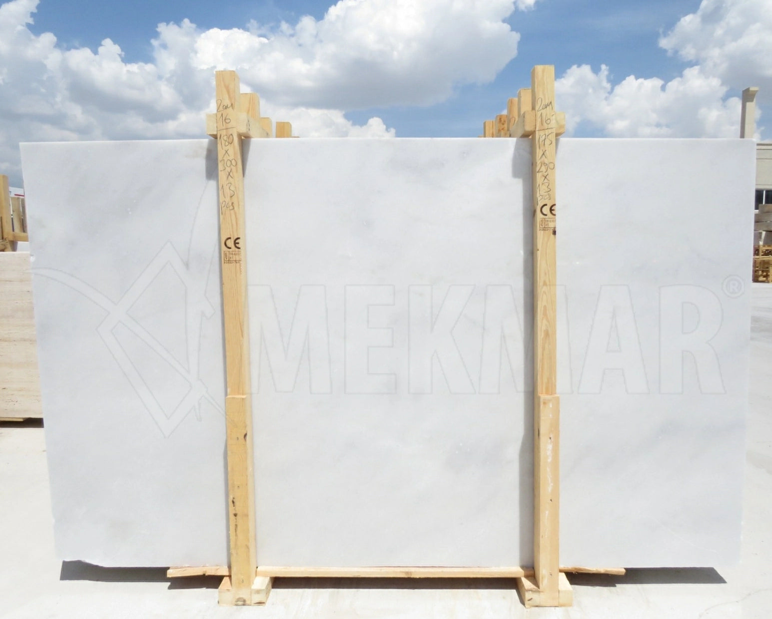 Pasha White Marble Slab - 6