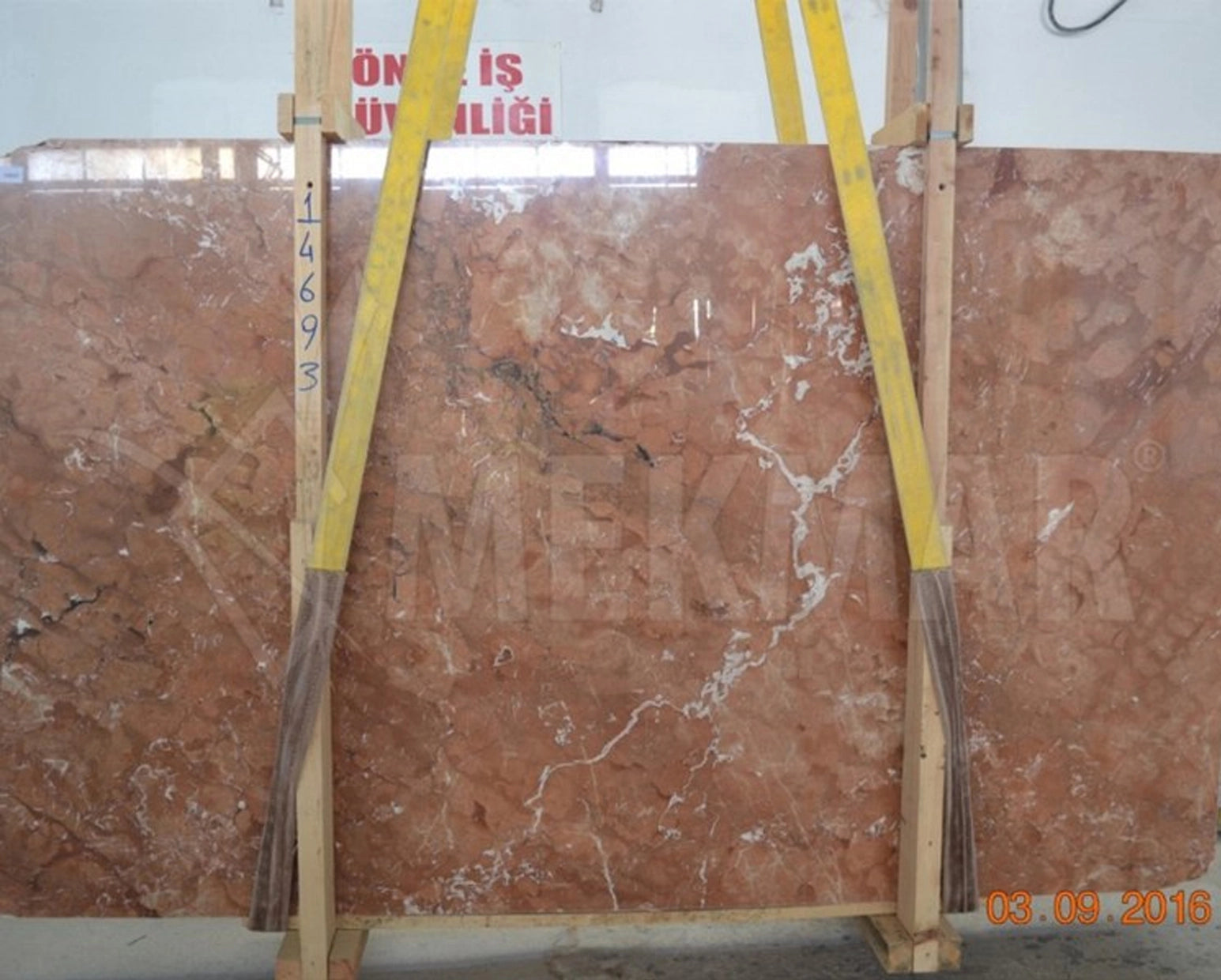 Rosso Alicante Marble Slab - 6