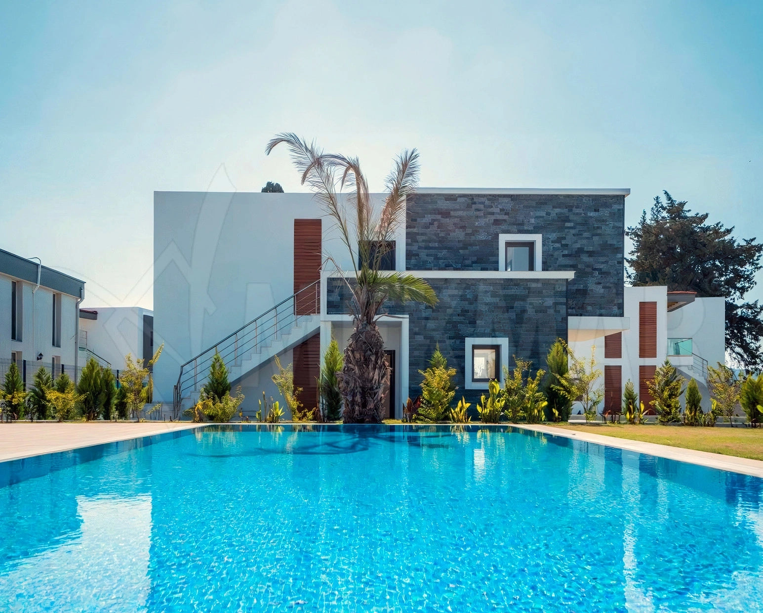 Marbre noir Snow, face fendue - 8