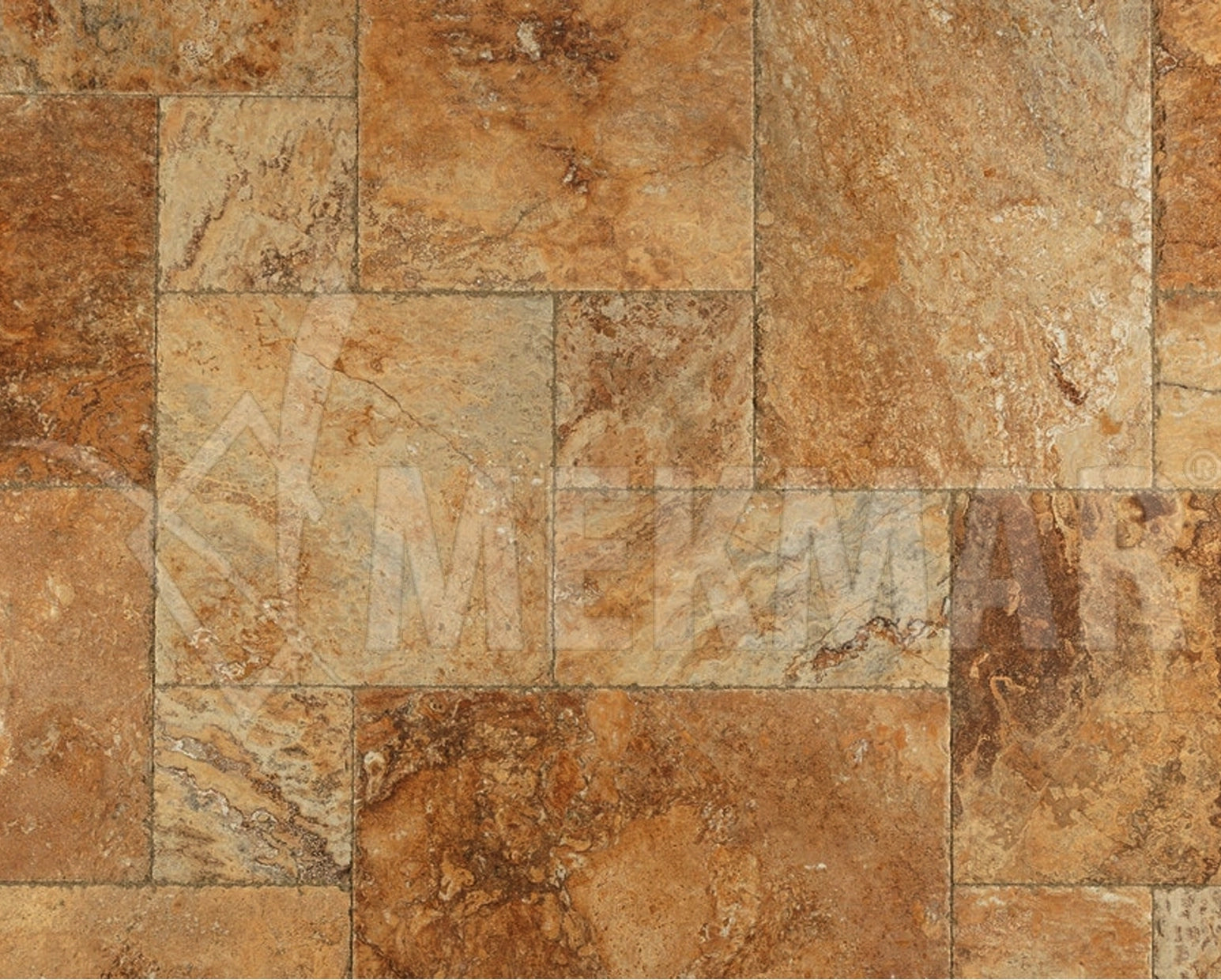 Gold Travertine Pattern Set - 6