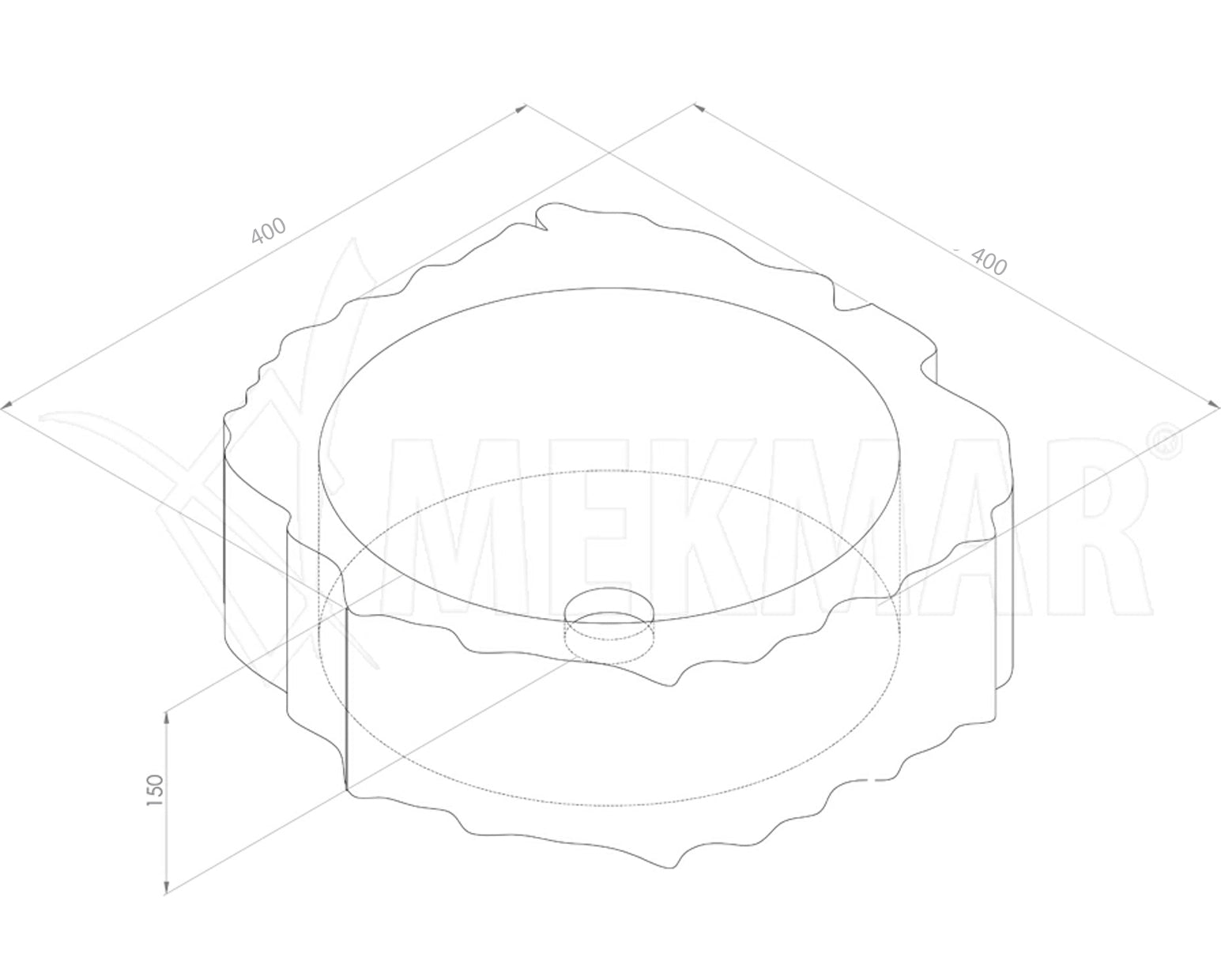 Vessel Sink Model 114 - 7