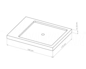 Shower Tray Model 101 - 3