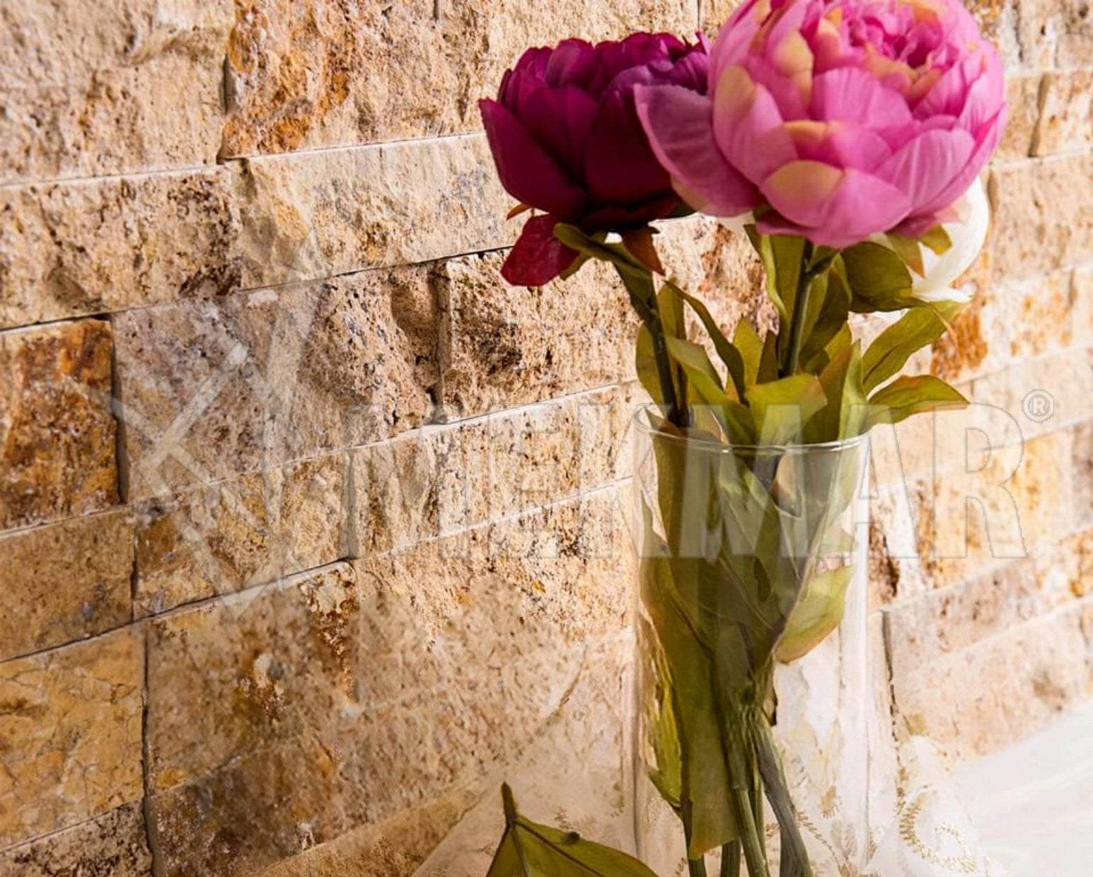 Travertine Mosaic TS-Y-PZ15 - 3