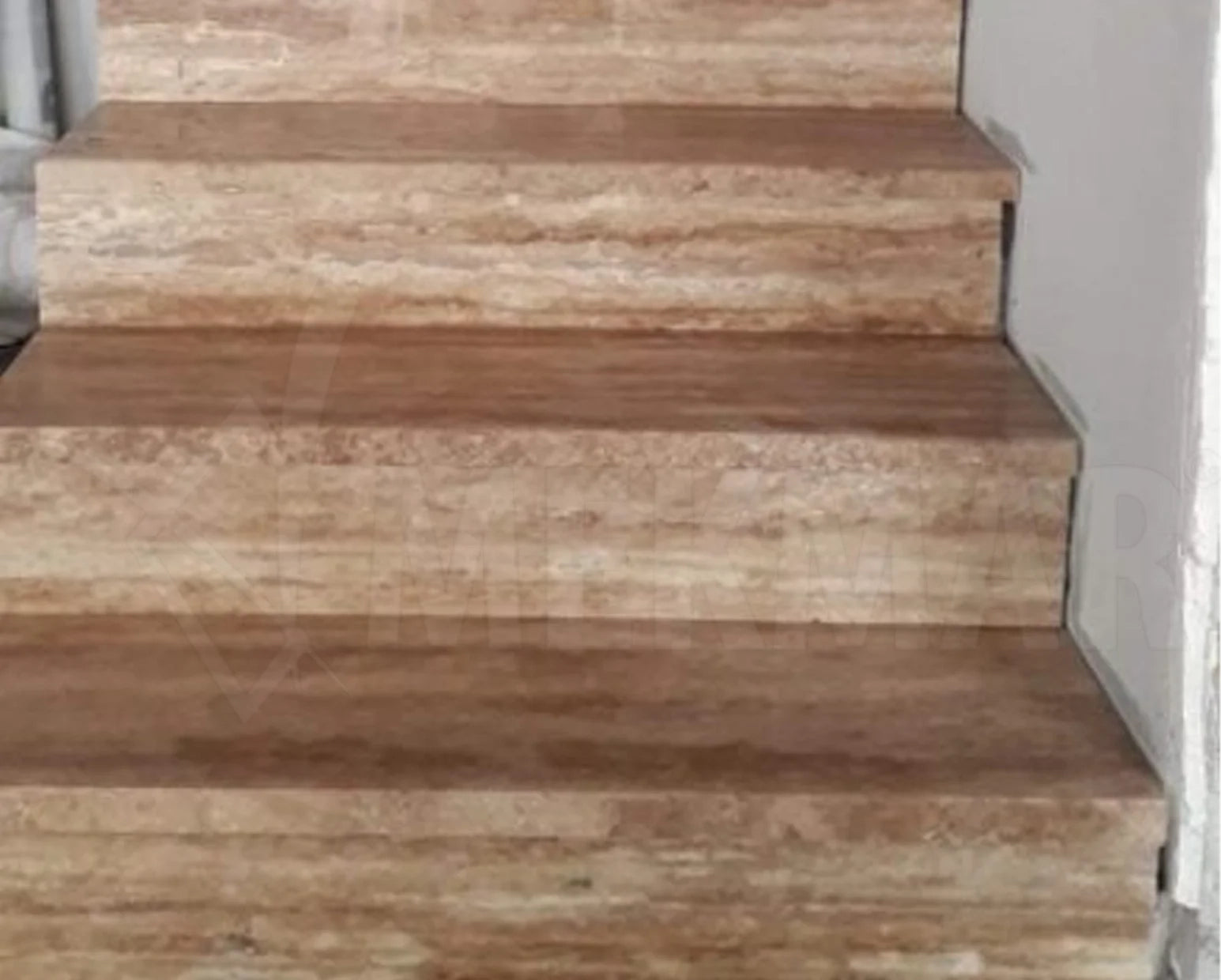 Noche Vein Cut Travertine Stairs - 2